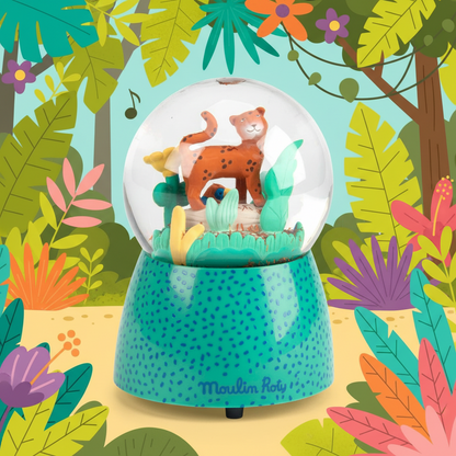 La Foret Mawa musical snow globe