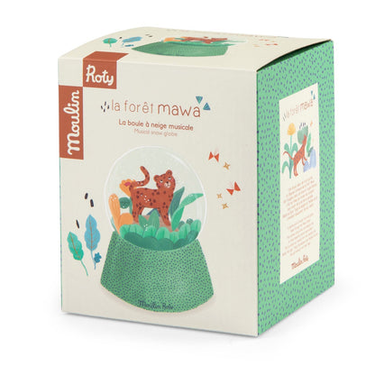 La Foret Mawa musical snow globe