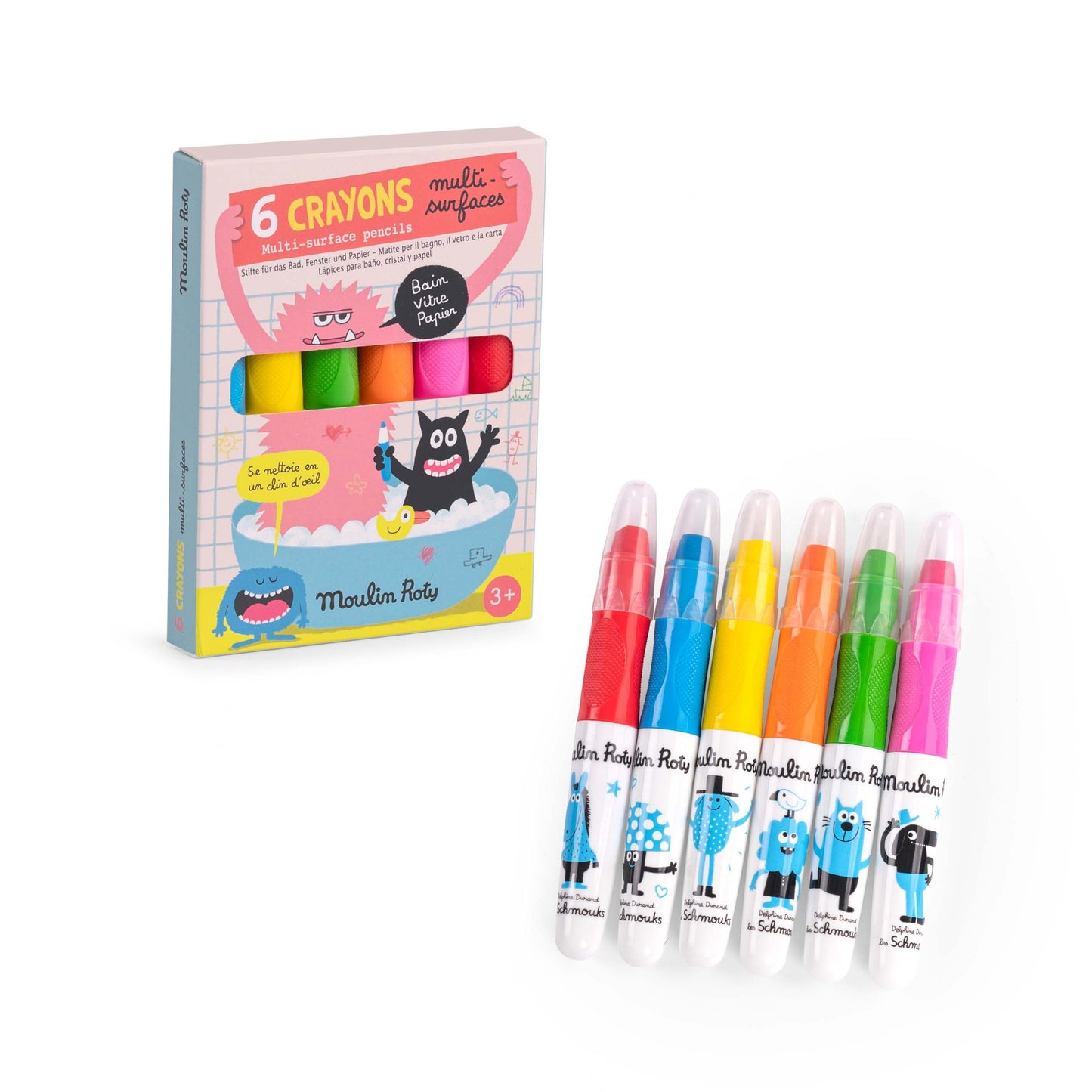 Les Schmouks Multi-surface Crayons