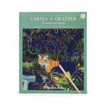 Autour du monde Scratch Art Cards