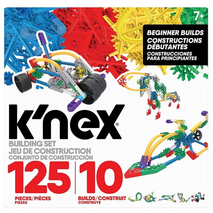 Knex Beginner 10 Builds - 125 Piece