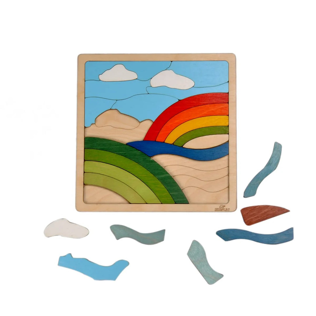 Rainbow Tray Puzzle