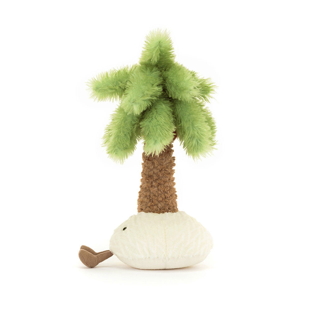 Plush palm tree toy on a white background