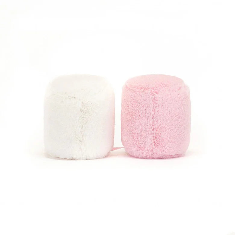 Jellycat pink and white Jellycat pink and white Amuseable Marshmallows soft toy - Send A Toy
