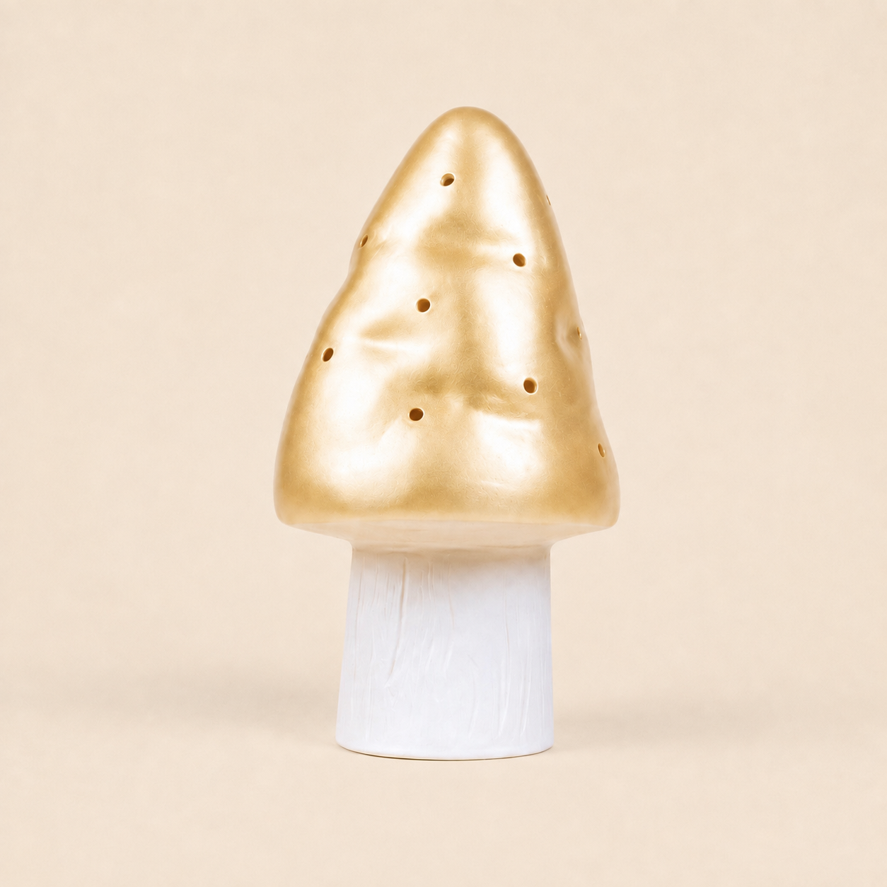 Small Mushroom Night Lamp - Gold