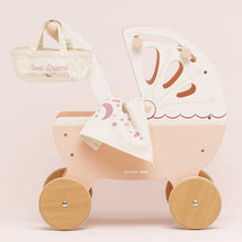Retro Wooden Doll Pram