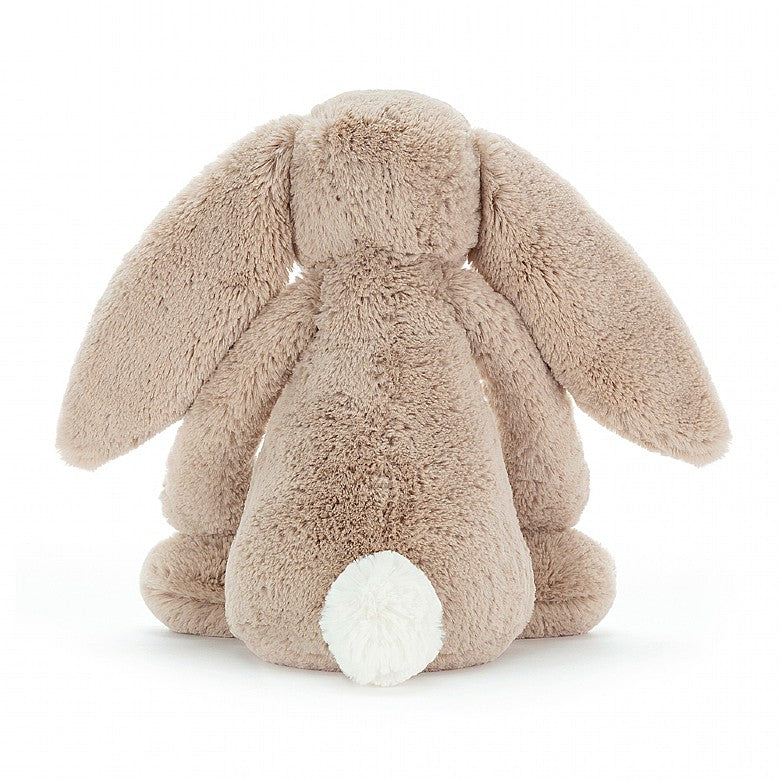 Jellycat bashful beige bunny large soft toy with white cotton tail- Send A Toy