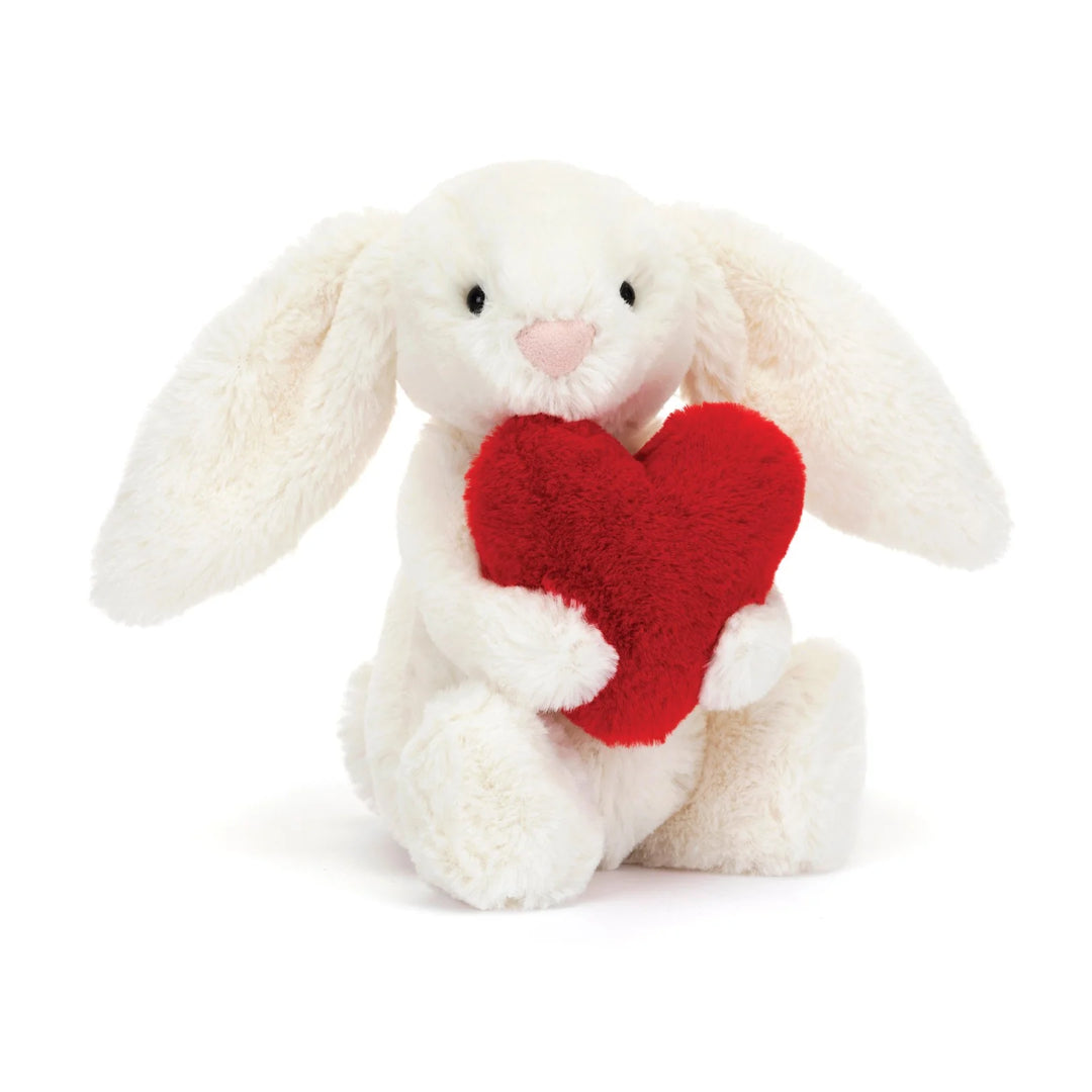Bashful Red Love Heart Bunny - Small