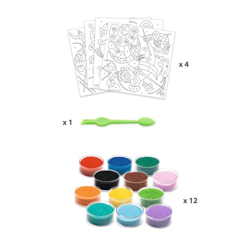 Inspired By Kandinsky Sand Art