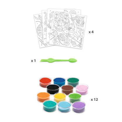 Inspired By Kandinsky Sand Art