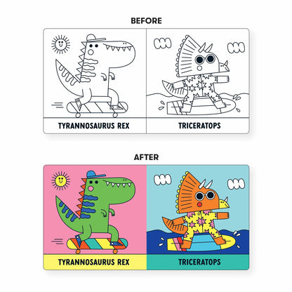 Rub-A-Dub Dinos! Colour Magic Bath Book