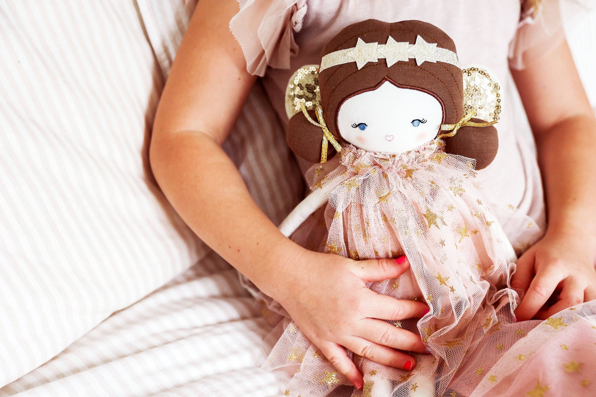 Fleur Fairy 40cm Blush Gold Send A Toy Fleur Fairy 40cm Blush Gold Send A Toy