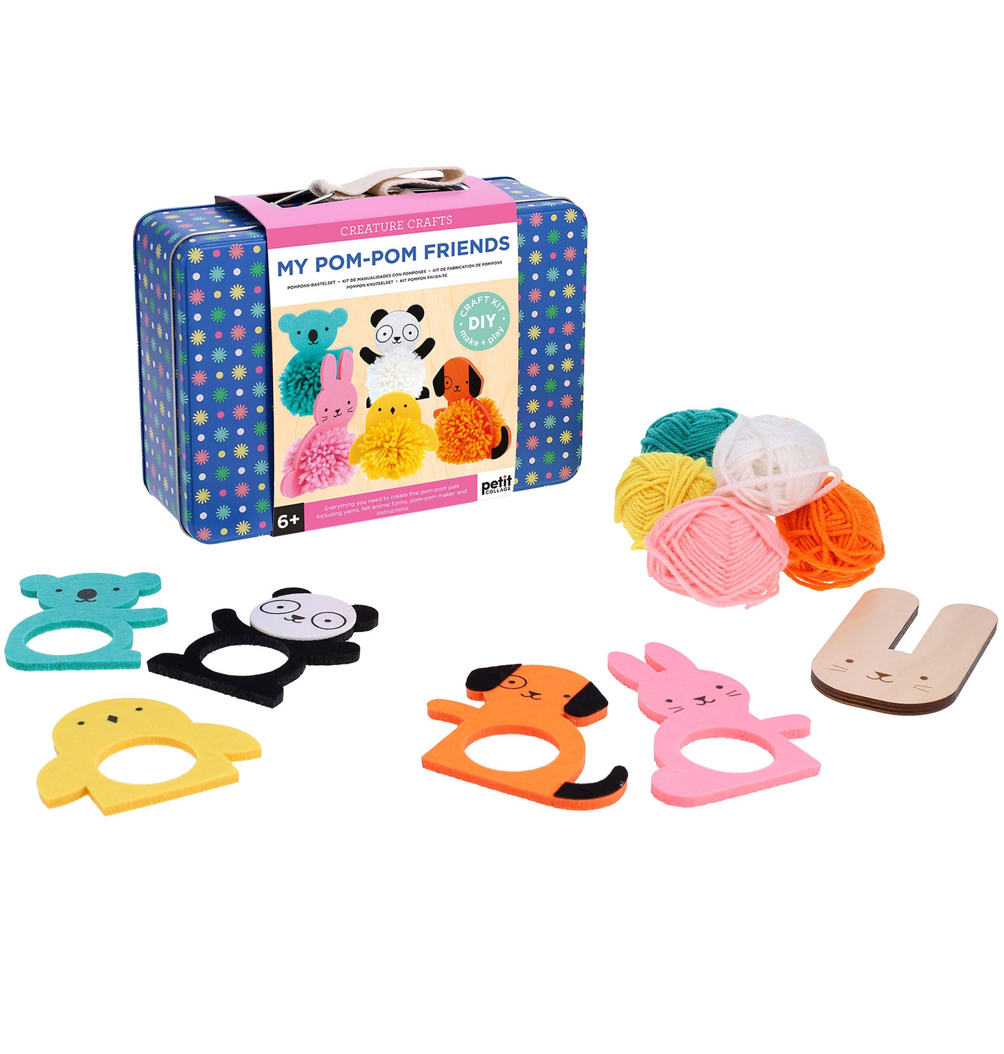 Kit de bricolage Pom-Pom Friends