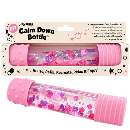 DIY Calm Down Bottle: Galaxy Blue