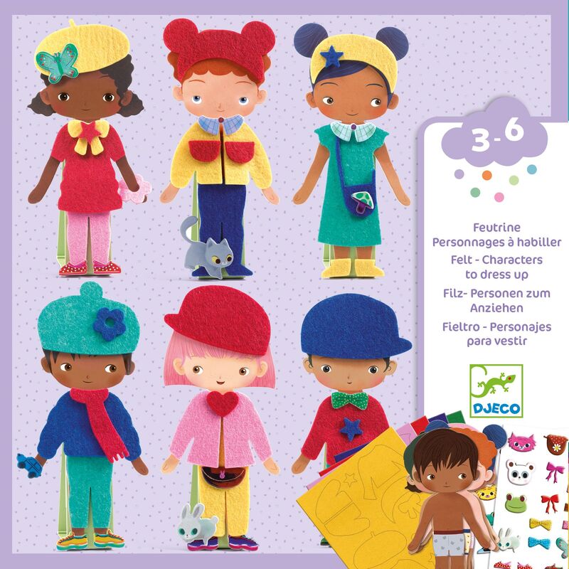 Felt Character Dress Up Kit