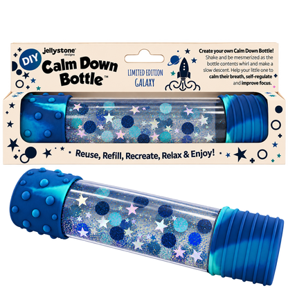 DIY Calm Down Bottle: Galaxy Blue