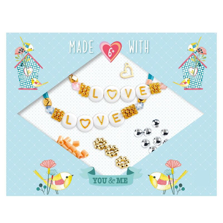 You & Me Letter Threading Beads