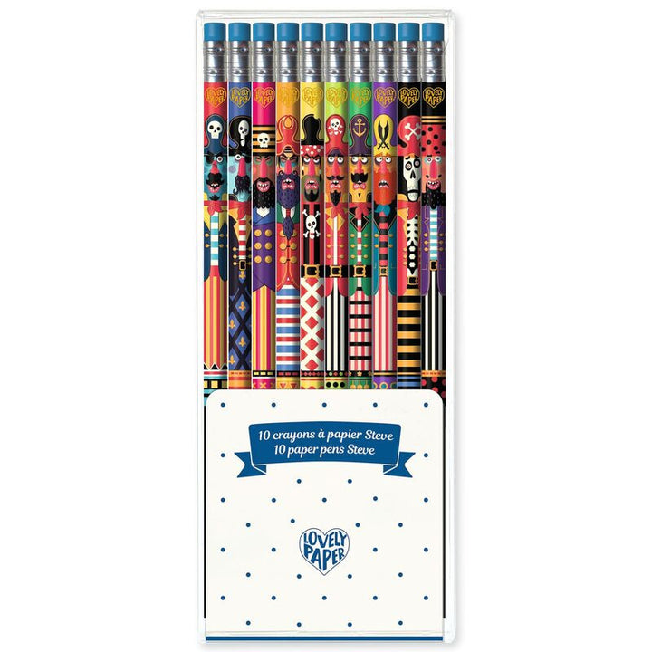 Steve Gift Set of 10 Pencils