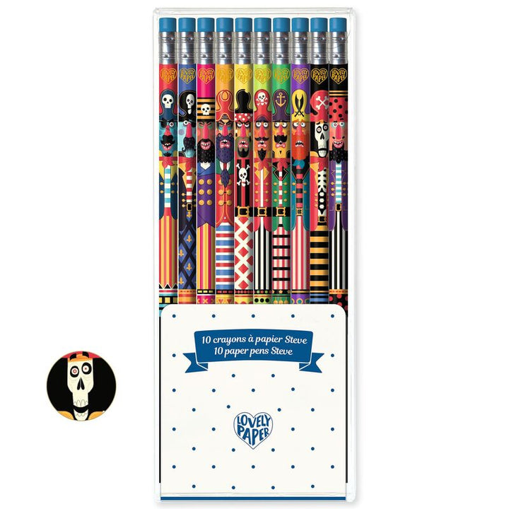 Steve Gift Set of 10 Pencils