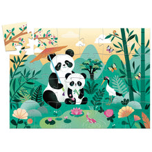 Puzzle Silhouette Lion Panda