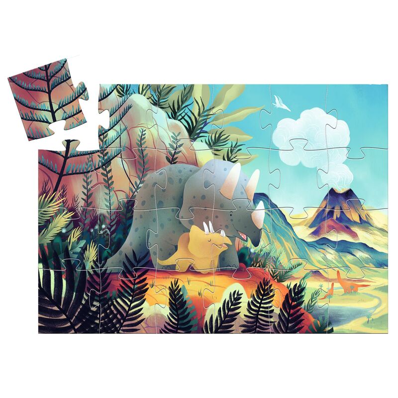 Le Dino 24 Piece Silhouette Puzzle