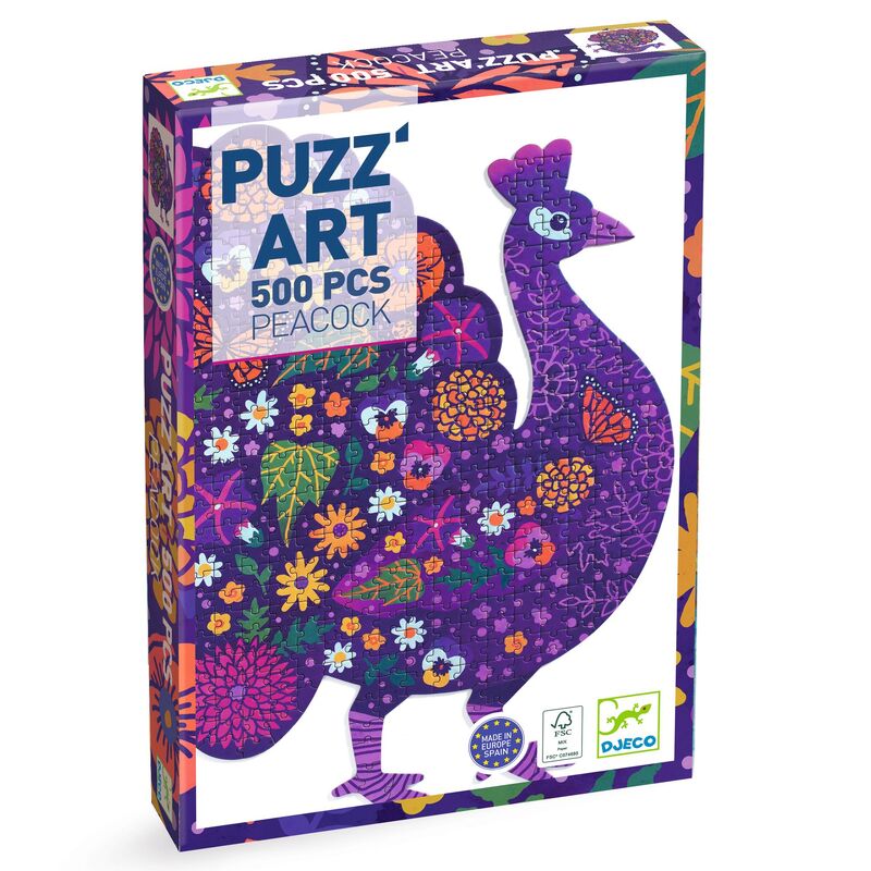 Peacock Puzzle  - 500 Piece