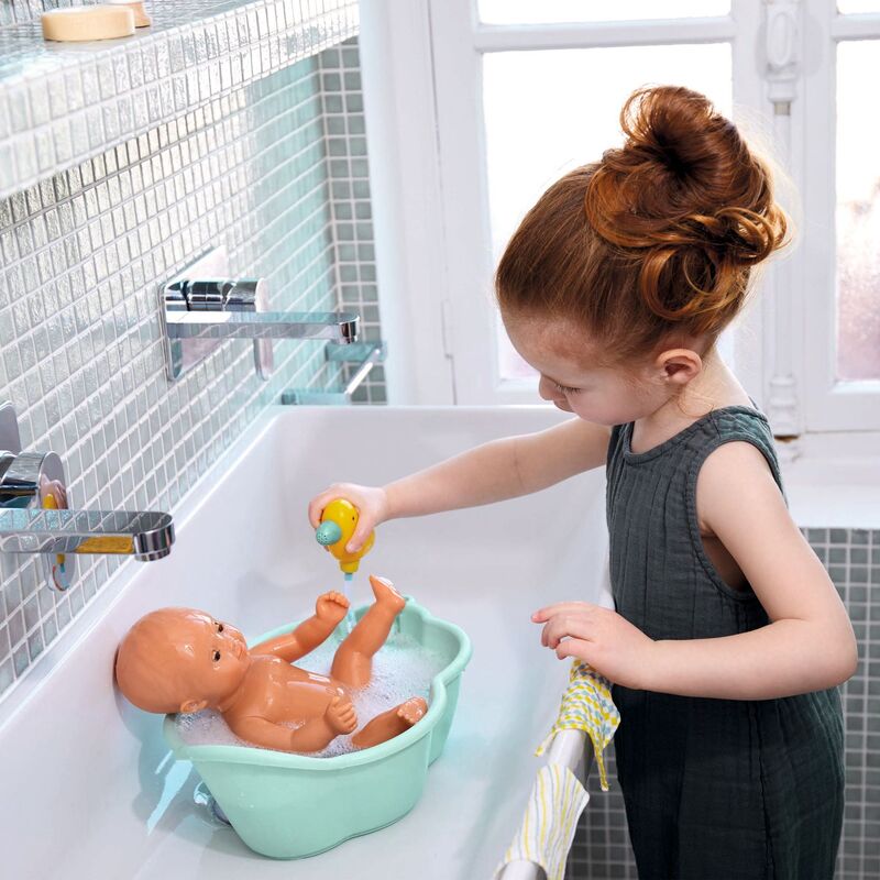 Pomea Baby Girl Prune Bath Doll