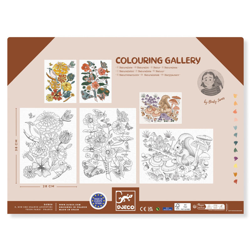 Naturalist Colouring Gallery