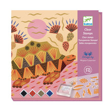 Clear stamping craft set for children ages 7 to 12