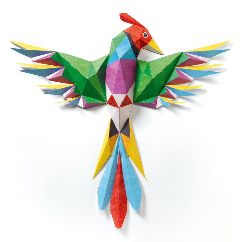 3D 鸟纸工艺套件