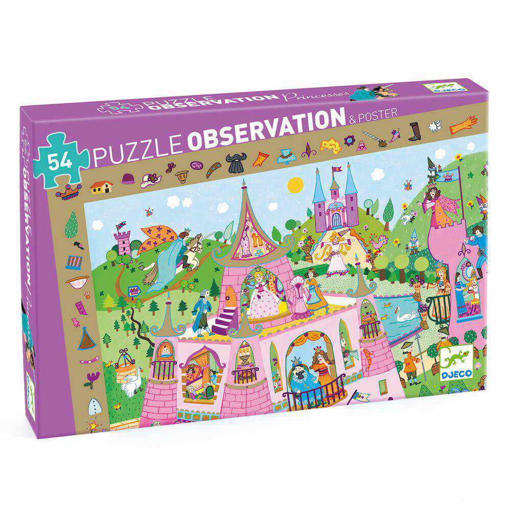 Princess Observation Puzzle + Poster