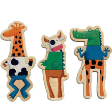 Mélange d'animaux fous