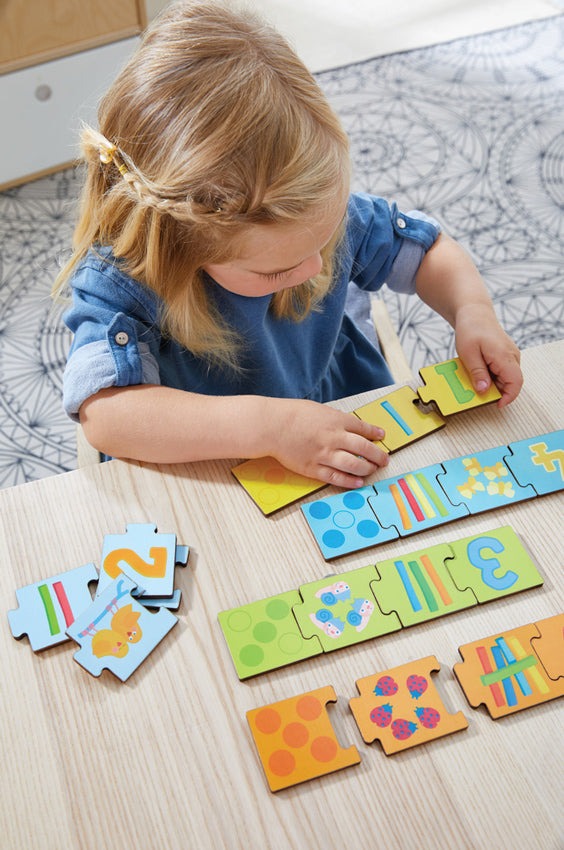 Jeu de correspondance des nombres (en bois)