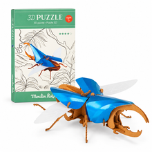Autour du Monde 3D Animal Puzzle - HERCULES BEETLE