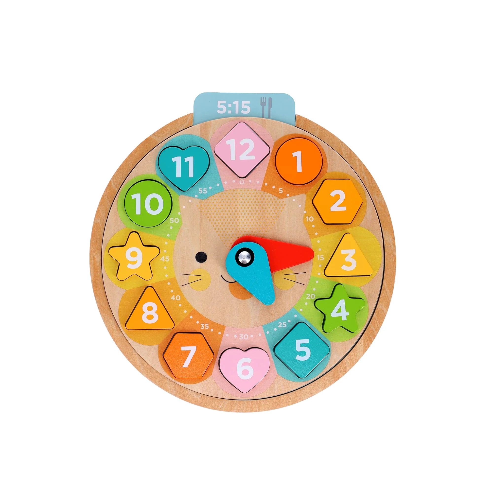 Counting + Colors Wooden Learning Clock