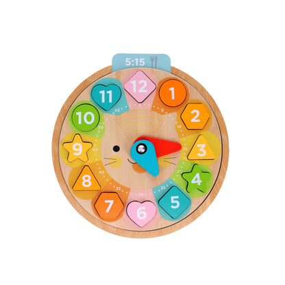Counting + Colors Wooden Learning Clock