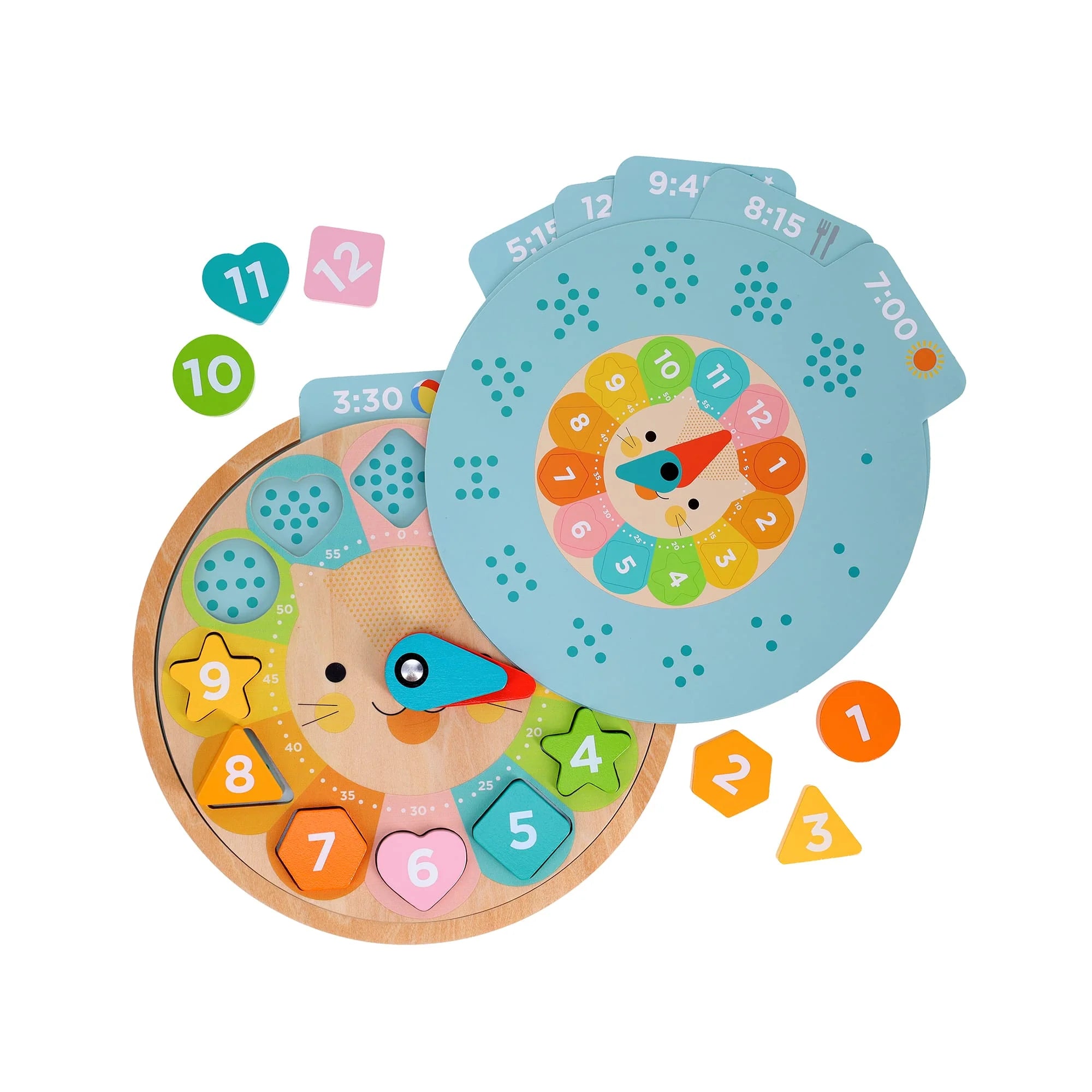 Counting + Colors Wooden Learning Clock