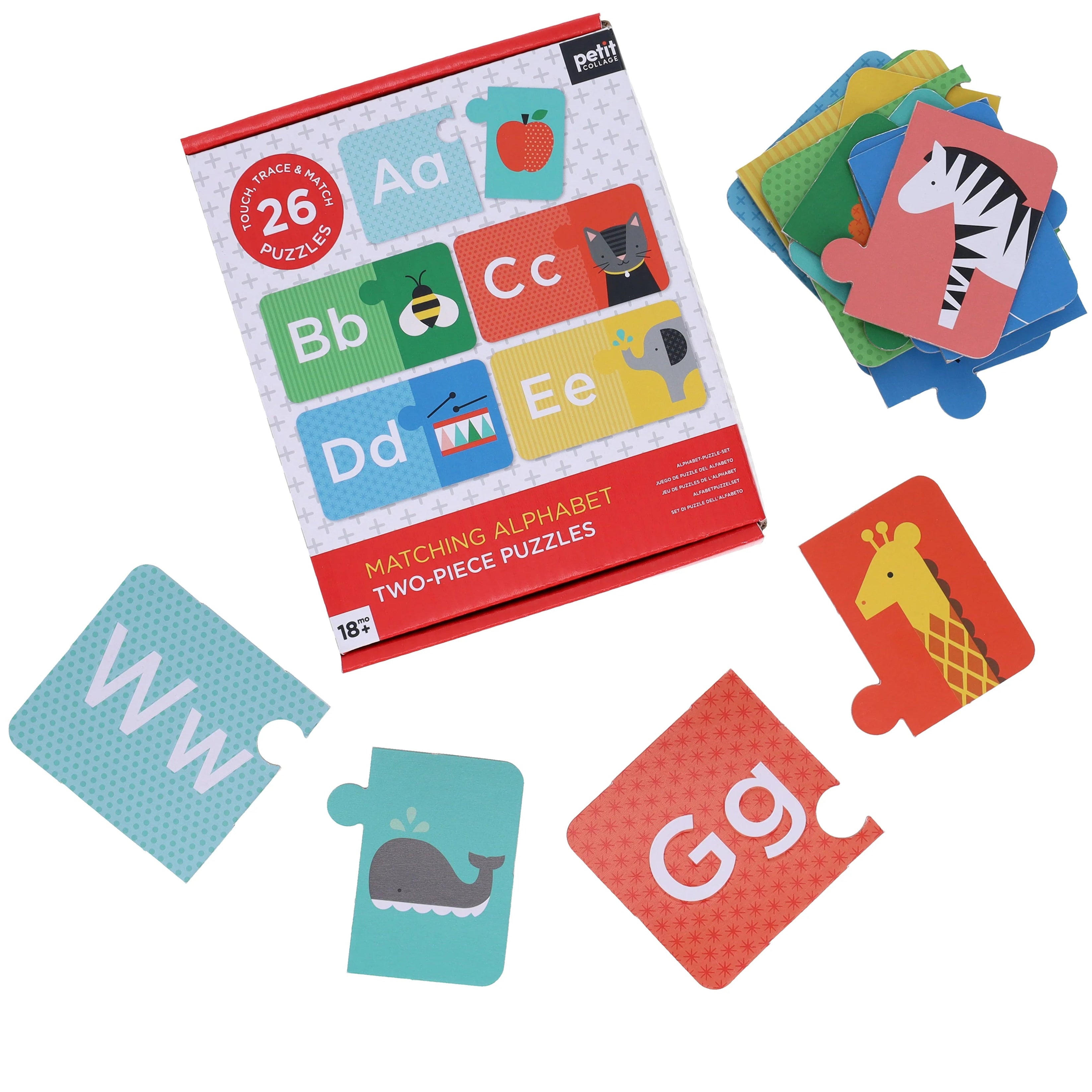 Alphabet Two-Piece Puzzles