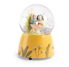 Trios Petits Lapins Musical Snow Globe