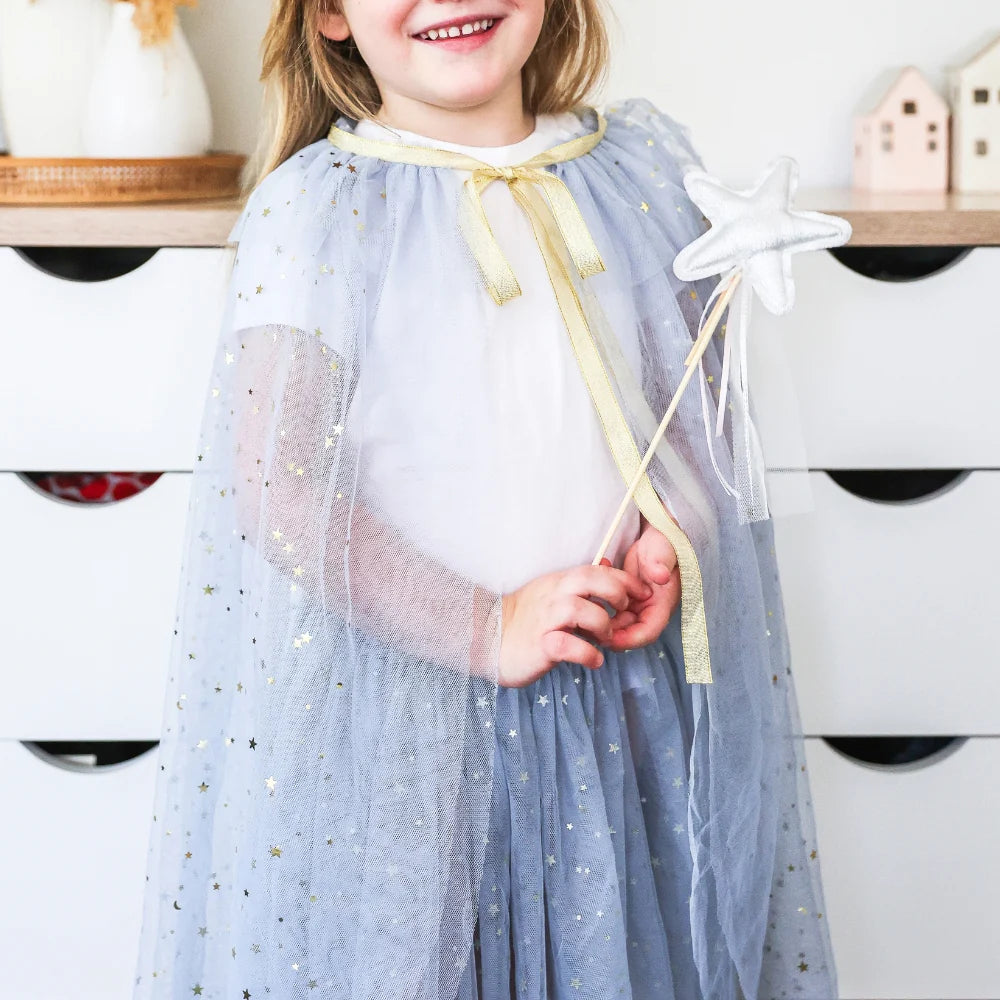 Dress Up Tutu – Grey with Gold Stars