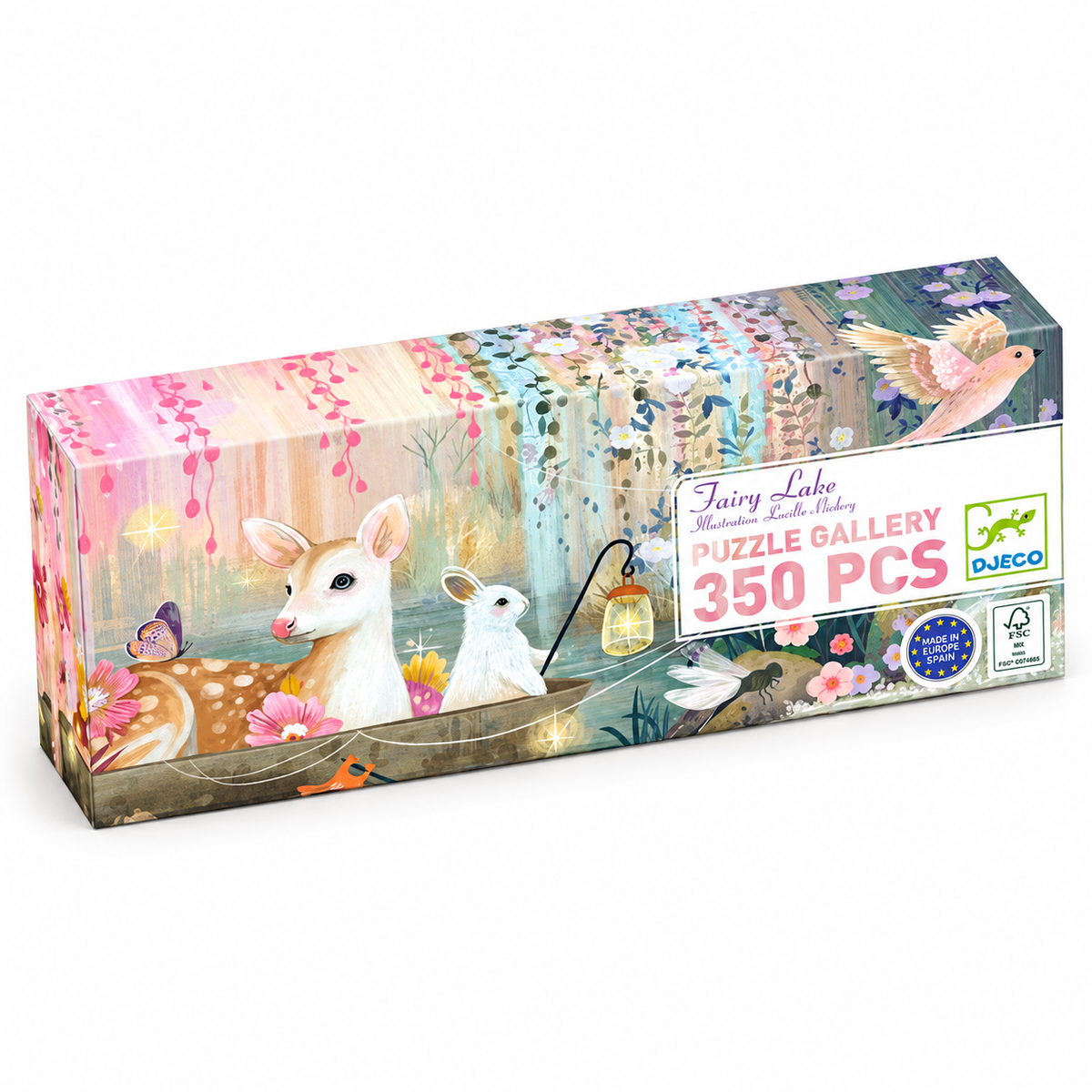 Fairy Lake 350pc Gallery puzzle retail box on a white background