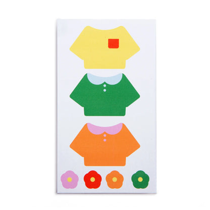 Kikkerland Kidoki Animal Dress-Up Reusable Stickers
