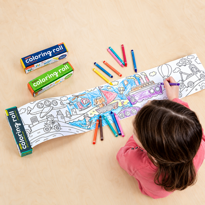Mini Coloring Roll - Construction Site
