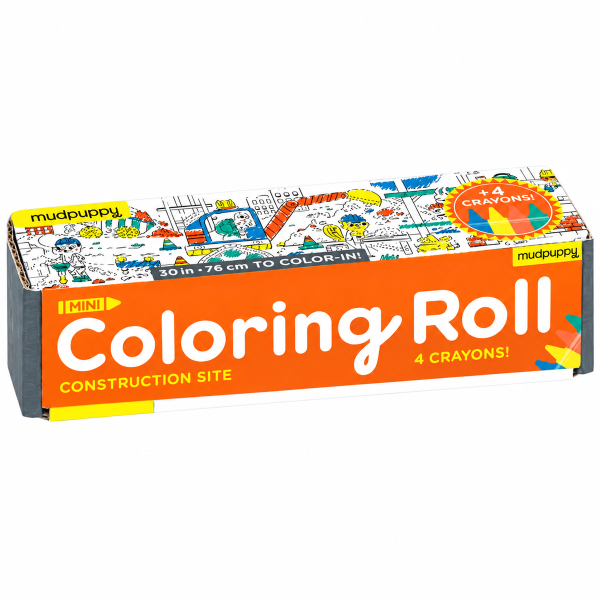 Mini Coloring Roll - Construction Site