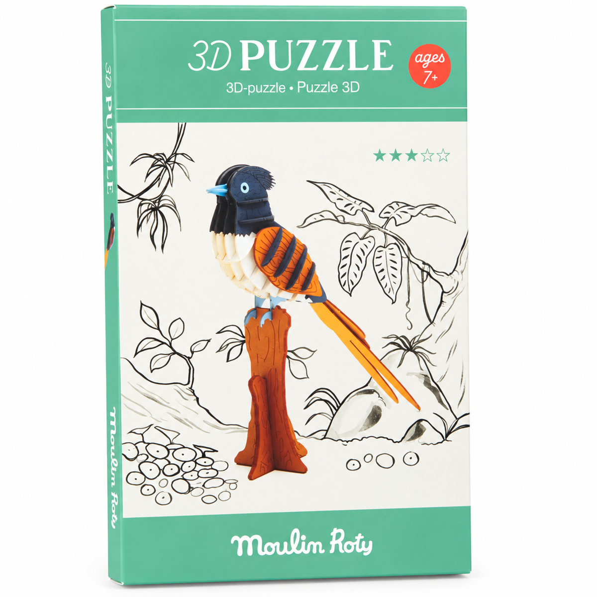 Autour du Monde 3D Animal Puzzle - BIRD