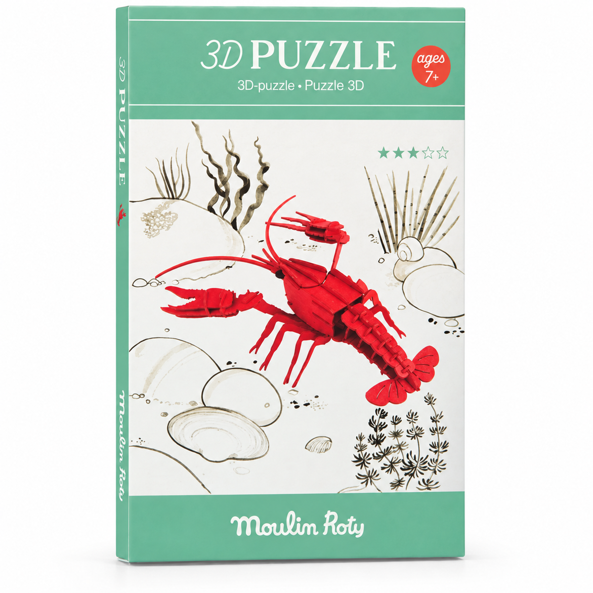 Autour du Monde 3D Animal Puzzle - LOBSTER