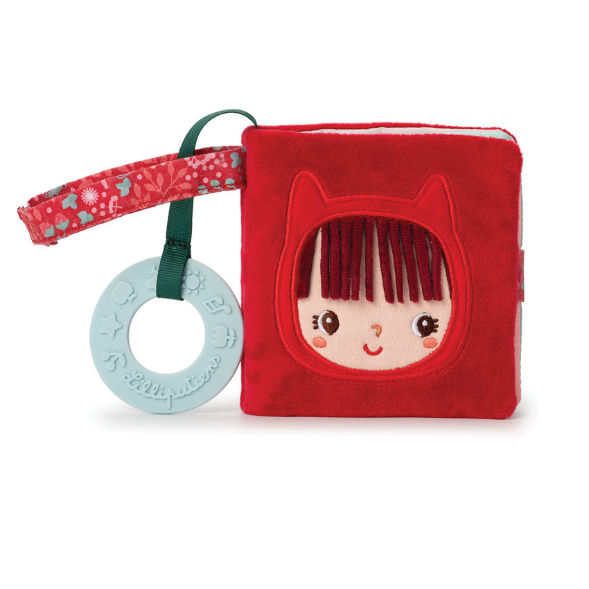 Cute red fabric Little Red Riding baby activity book