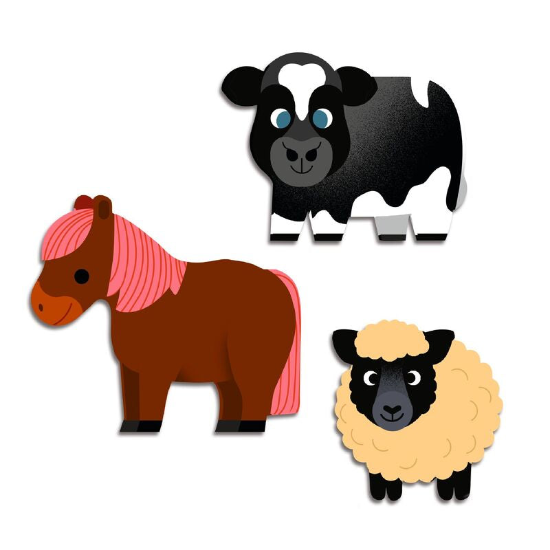 Farm Animals 62 Sticker Set