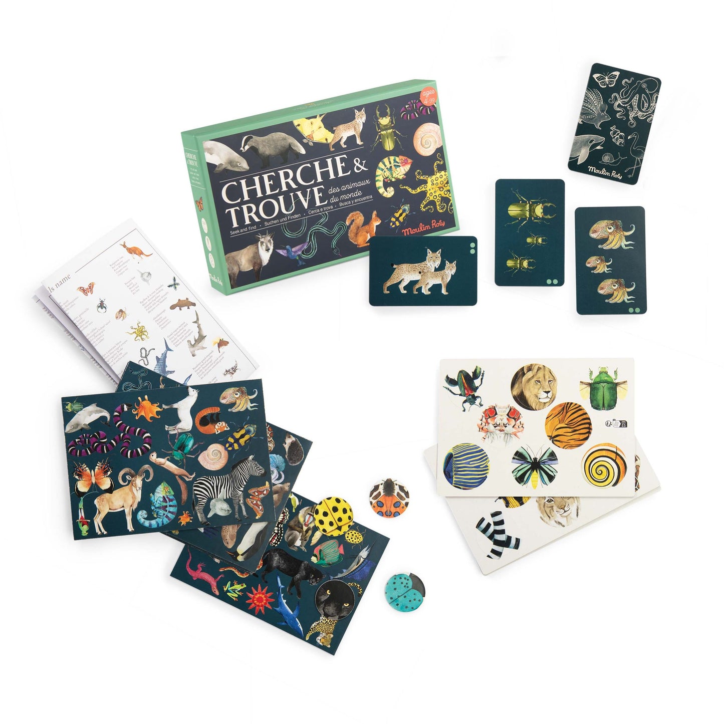 Autour de Monde Seek and Find Card Game