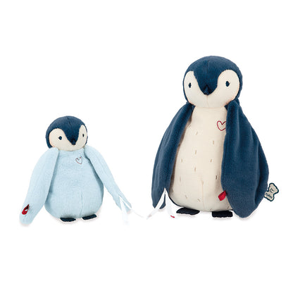 Doudou Confort Pingouins Bleu